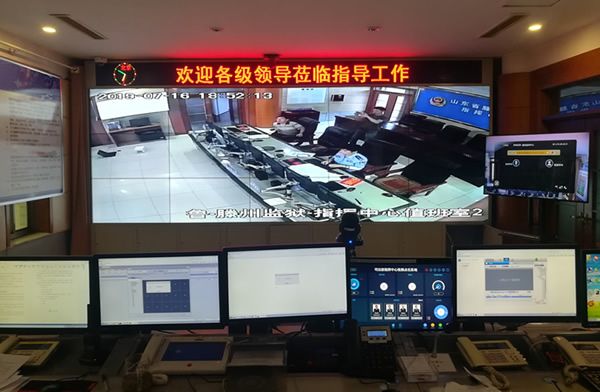 滕州監獄-3x4液晶拼接屏