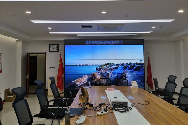廣州某水務局會議室大屏