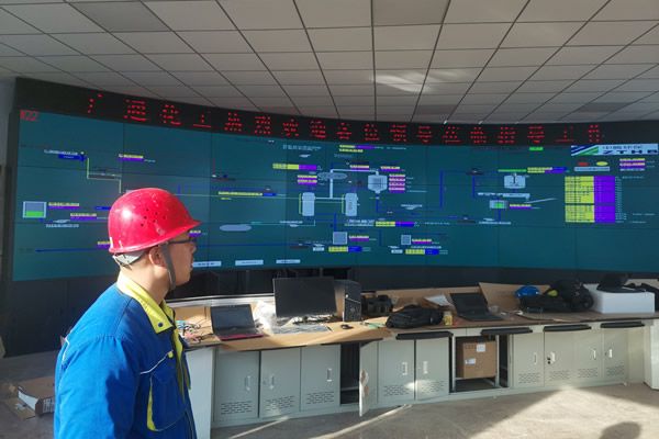 中騰環保指揮中心-拼接大屏幕