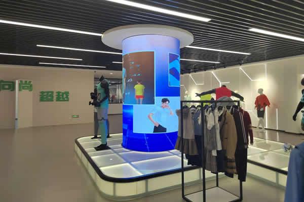 佛山市某品牌體驗店 - 弧形、圓柱LED顯示屏