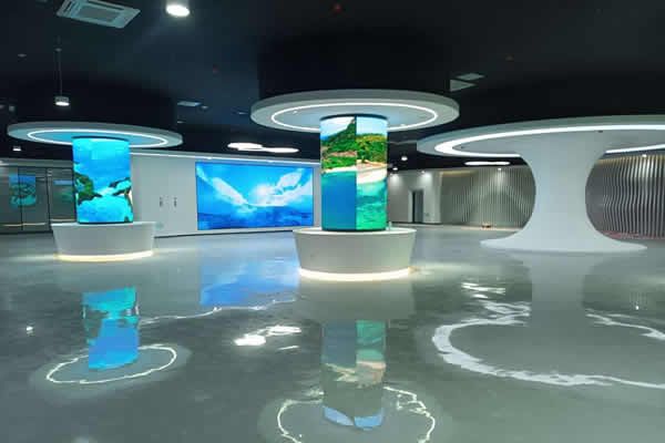 企業(yè)展廳led大屏應(yīng)用方案