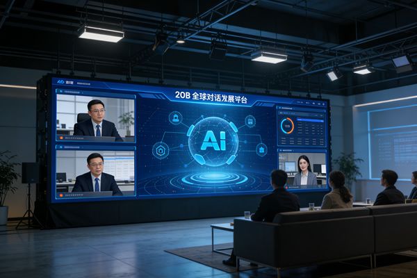 AI治理與創新并行，維康COB顯示屏助力全球對話可視化