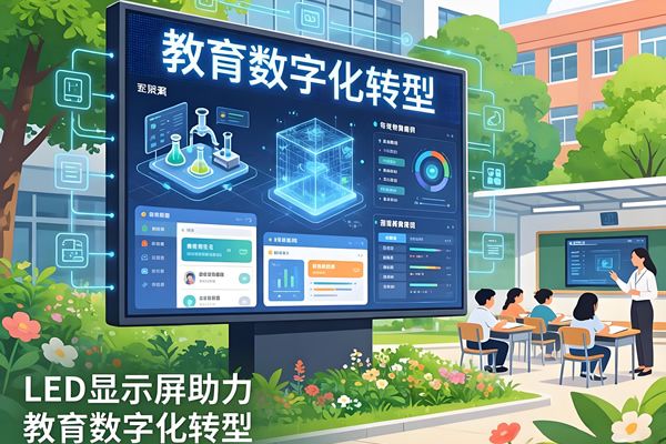 智慧校園建設提速！LED顯示屏助力教育數字化轉型落地