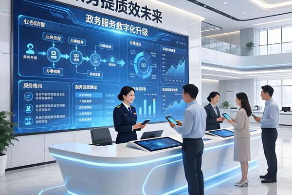智慧政務提質增效！LED顯示屏賦能政務服務數字化升級