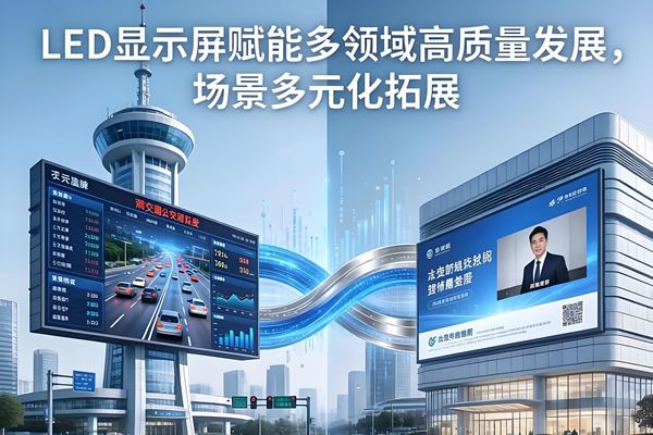 場景多元化拓展 LED顯示屏賦能多領域高質量發展